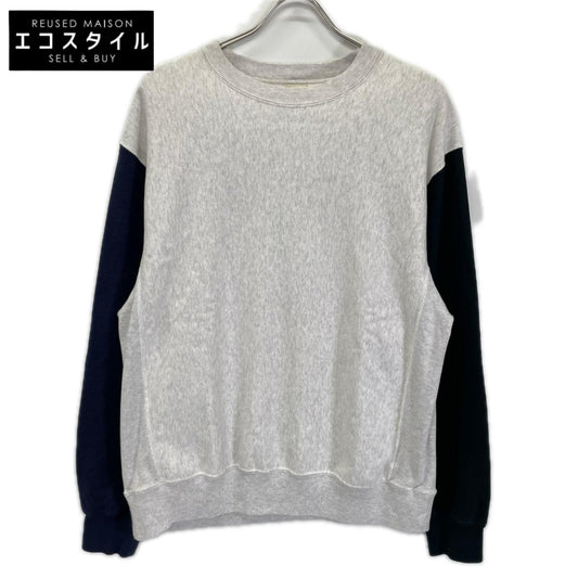 blurhms ブラームス 22F18 TWO TONE グレー スウェット トップス
