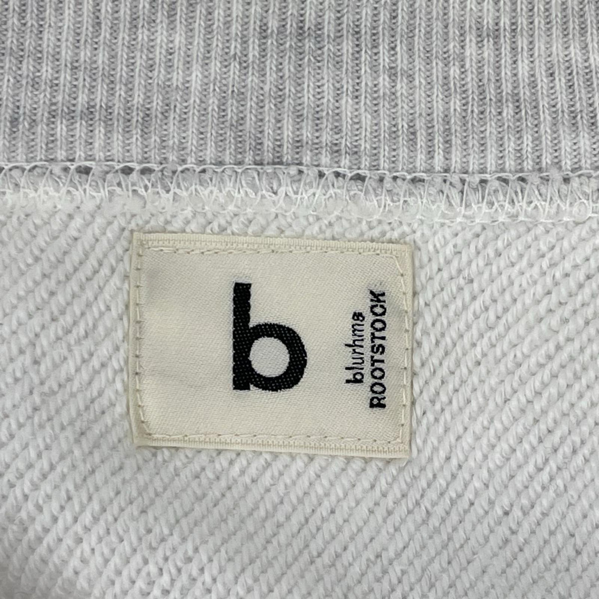 blurhms ブラームス 22F18 TWO TONE グレー スウェット トップス