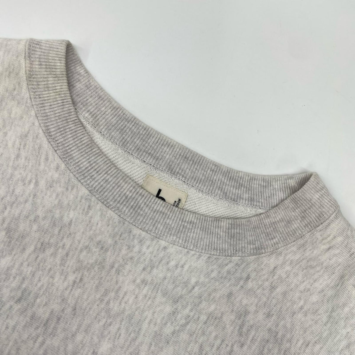 blurhms ブラームス 22F18 TWO TONE グレー スウェット トップス