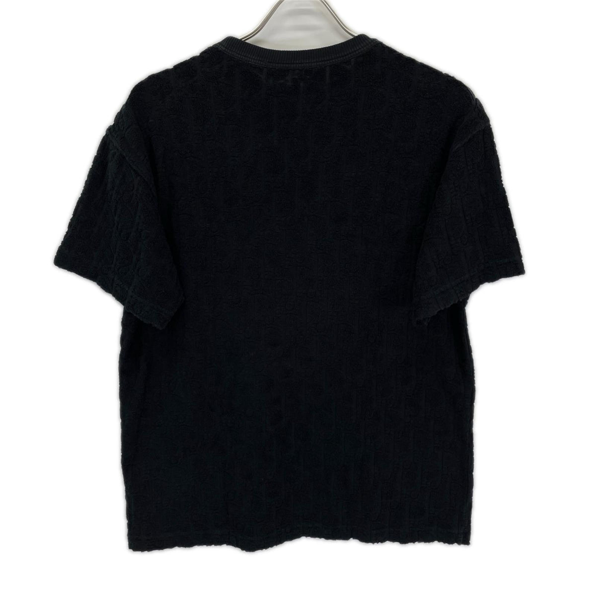 Dior HOMME ディオールオム 113J692A0614 ブラック パイル オブリークTシャツ トップス