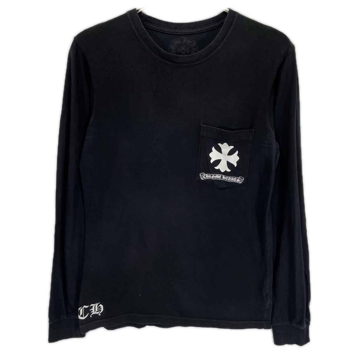 Chrome hearts クロムハーツ サークルCH+ ブラック 長袖シャツ トップス