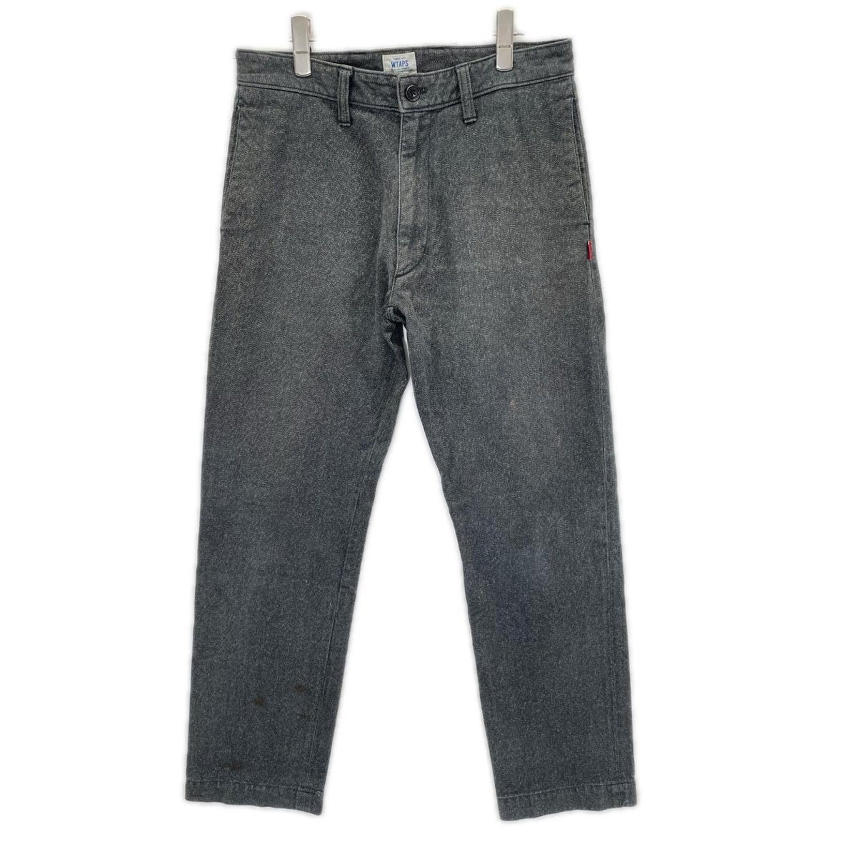 (W)TAPS ダブルタップス 132LTDT0PTM03 ブラック シャンブレー ワークパンツ ボトムス