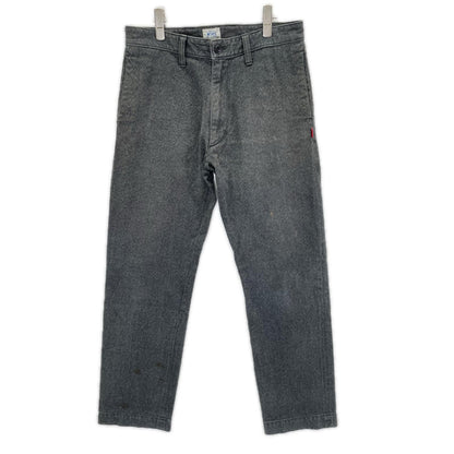 (W)TAPS ダブルタップス 132LTDT0PTM03 ブラック シャンブレー ワークパンツ ボトムス
