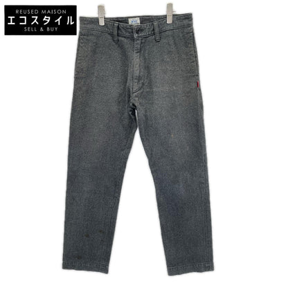 (W)TAPS ダブルタップス 132LTDT0PTM03 ブラック シャンブレー ワークパンツ ボトムス