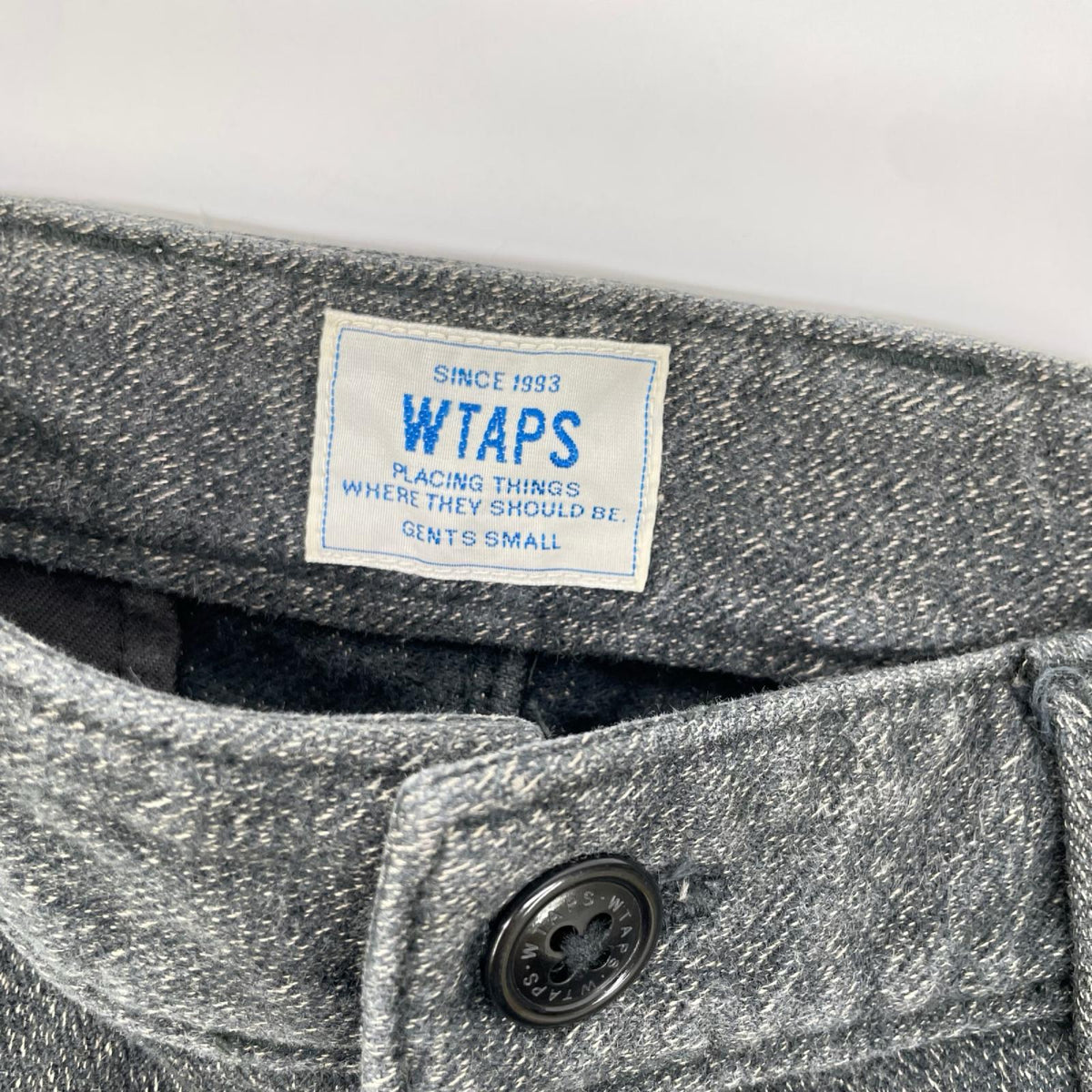 (W)TAPS ダブルタップス 132LTDT0PTM03 ブラック シャンブレー ワークパンツ ボトムス