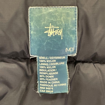 stussy ステューシー 00S 紺タグ OLD ブラックダウンジャケット ジャケット