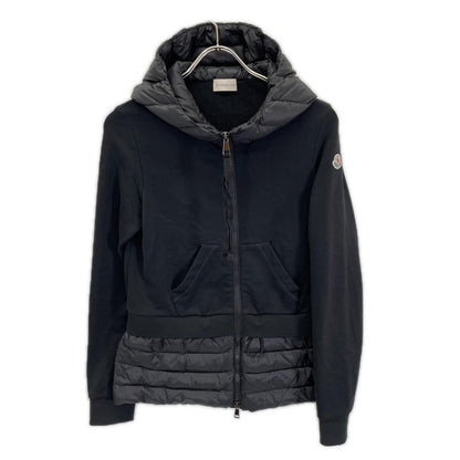 MONCLER モンクレール MAGLIA CARDIGAN ブラック ダウン切替 パーカー トップス