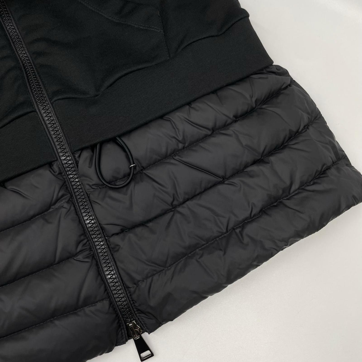 MONCLER モンクレール MAGLIA CARDIGAN ブラック ダウン切替 パーカー トップス