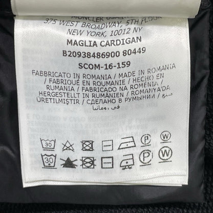 MONCLER モンクレール MAGLIA CARDIGAN ブラック ダウン切替 パーカー トップス