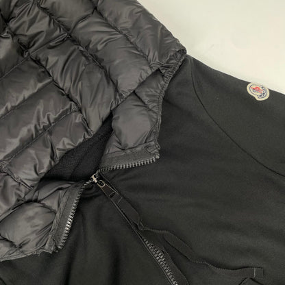 MONCLER モンクレール MAGLIA CARDIGAN ブラック ダウン切替 パーカー トップス