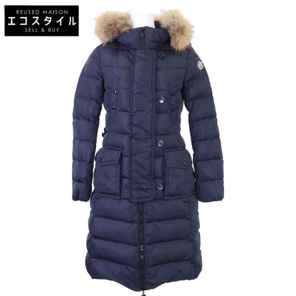 MONCLER モンクレール GENEVRIER ジェノブリエ ベルト/ファー付 フーディダウン コート