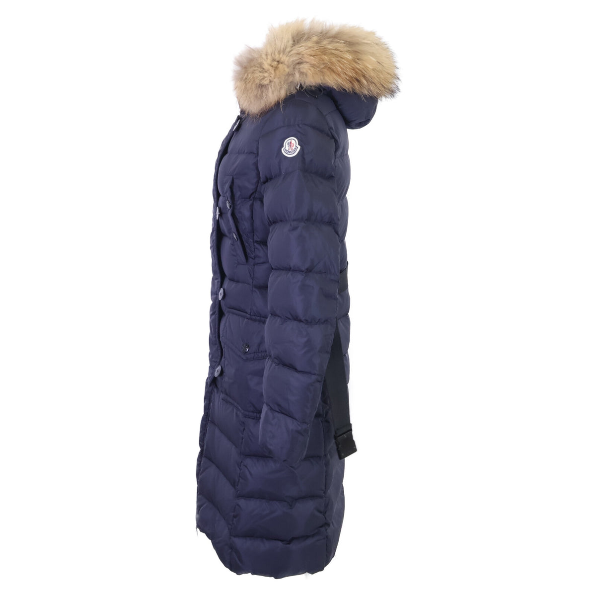 MONCLER モンクレール GENEVRIER ジェノブリエ ベルト/ファー付 フーディダウン コート