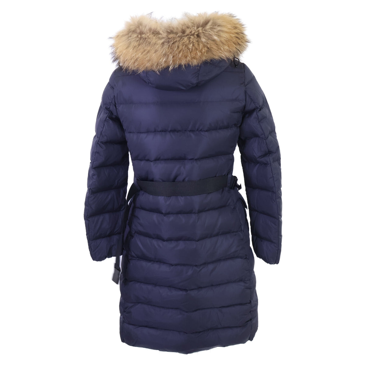 MONCLER モンクレール GENEVRIER ジェノブリエ ベルト/ファー付 フーディダウン コート