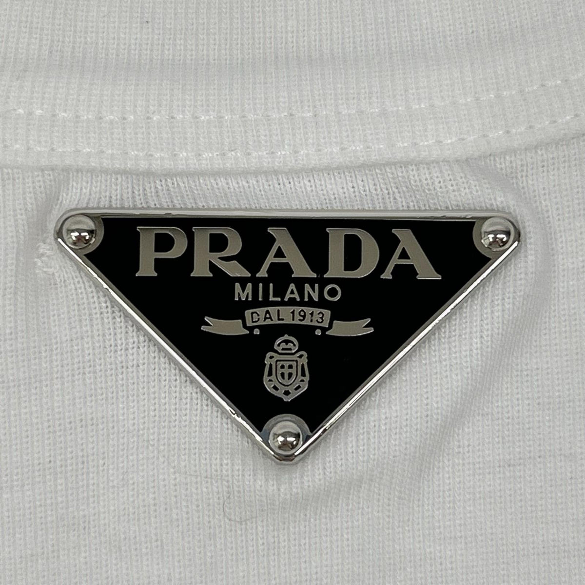 PRADA プラダ 39546X キャミソール・タンクトップ 三角プレート トップス