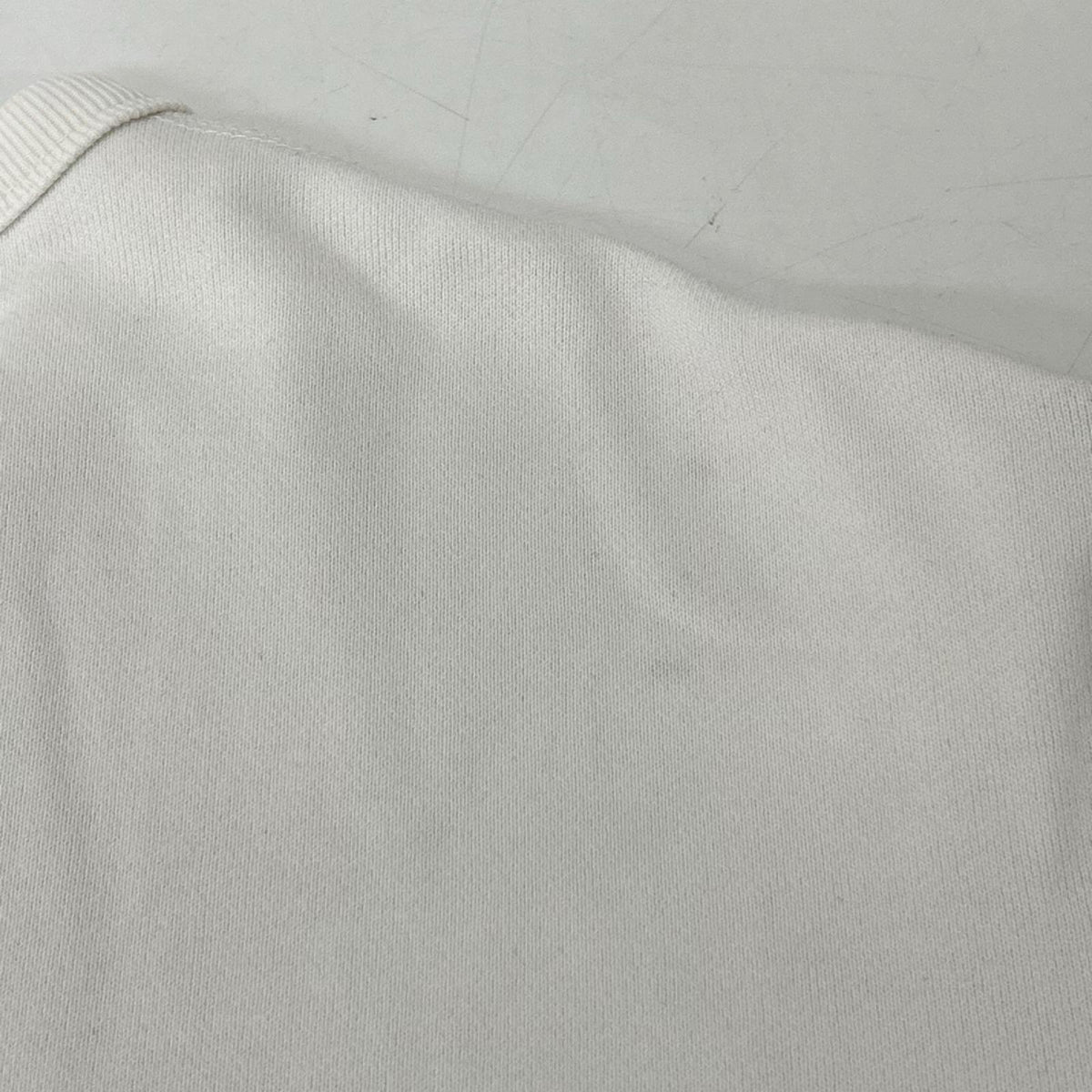 SAPEur サプール ホワイト USAPE 長袖スウェットシャツ トップス