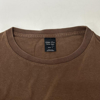 NUMBER (N)INE ナンバーナイン 本人期 ブラウン 半袖 ストーンズ ロングTシャツ トップス
