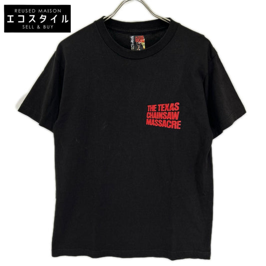 WACKO MARIA ワコマリア 悪魔のいけにえ ブラック コットンTシャツ トップス