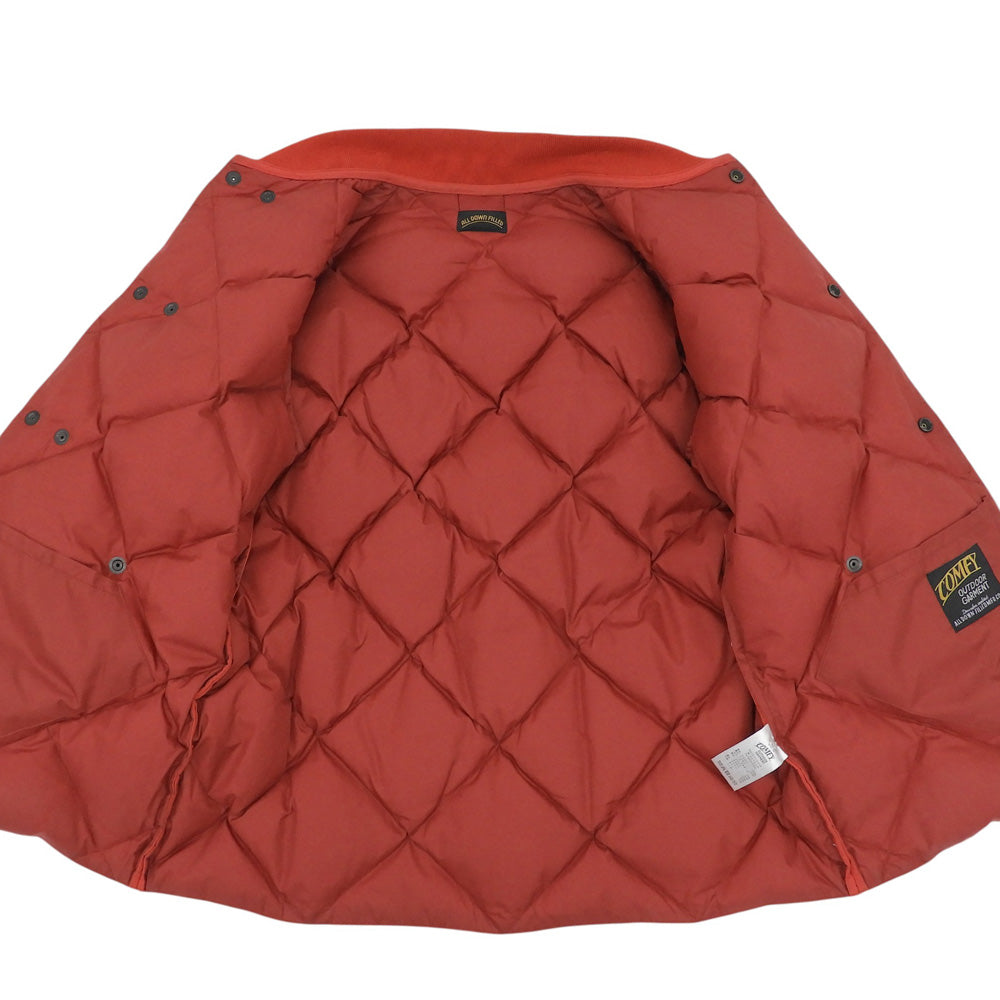 Comfy OUTDOOR GARMENT コンフィーアウトドアガーメント ダイヤキルティングジャケット ダウン ジャケット メンズ レッド M SMF1802-J01C ジャケット
