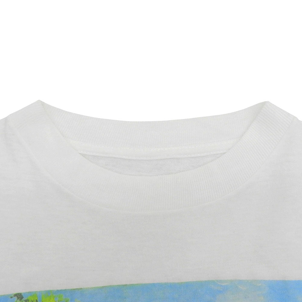 VINTAGE ヴィンテージ クロードモネ アートTシャツ トップス メンズ ホワイト 90S トップス