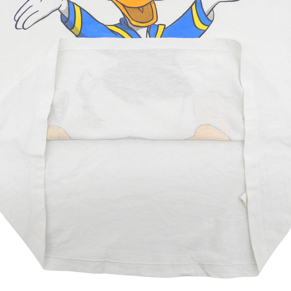 VINTAGE ヴィンテージ DONALD Disney Tシャツ トップス メンズ ホワイト L 90S トップス