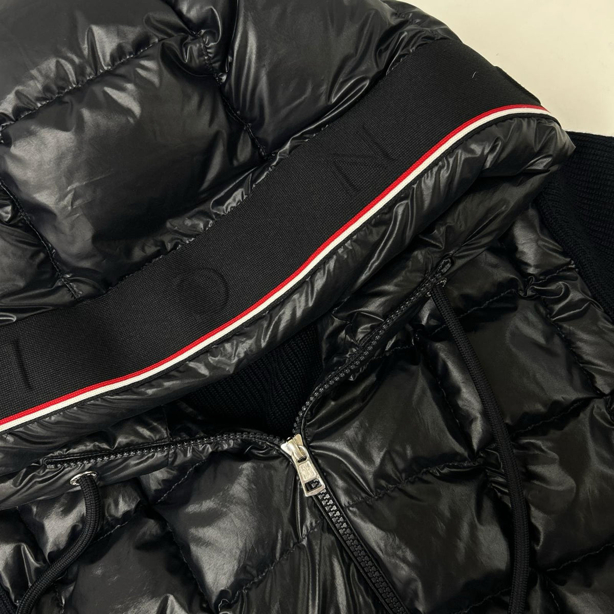 MONCLER モンクレール CARDIGAN TRICOT 22年ウール×ポリエステルダウンジャケットネイビー ジャケット