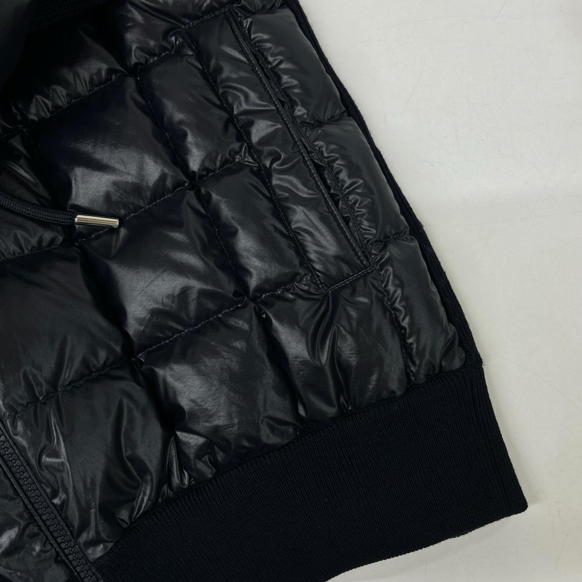 MONCLER モンクレール CARDIGAN TRICOT 22年ウール×ポリエステルダウンジャケットネイビー ジャケット
