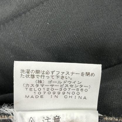 THE NORTH FACE ノースフェイス ×SUPREME Bleached Denim Print フリースジャケット Sブラック×ブラウンNA52100I ジャケット