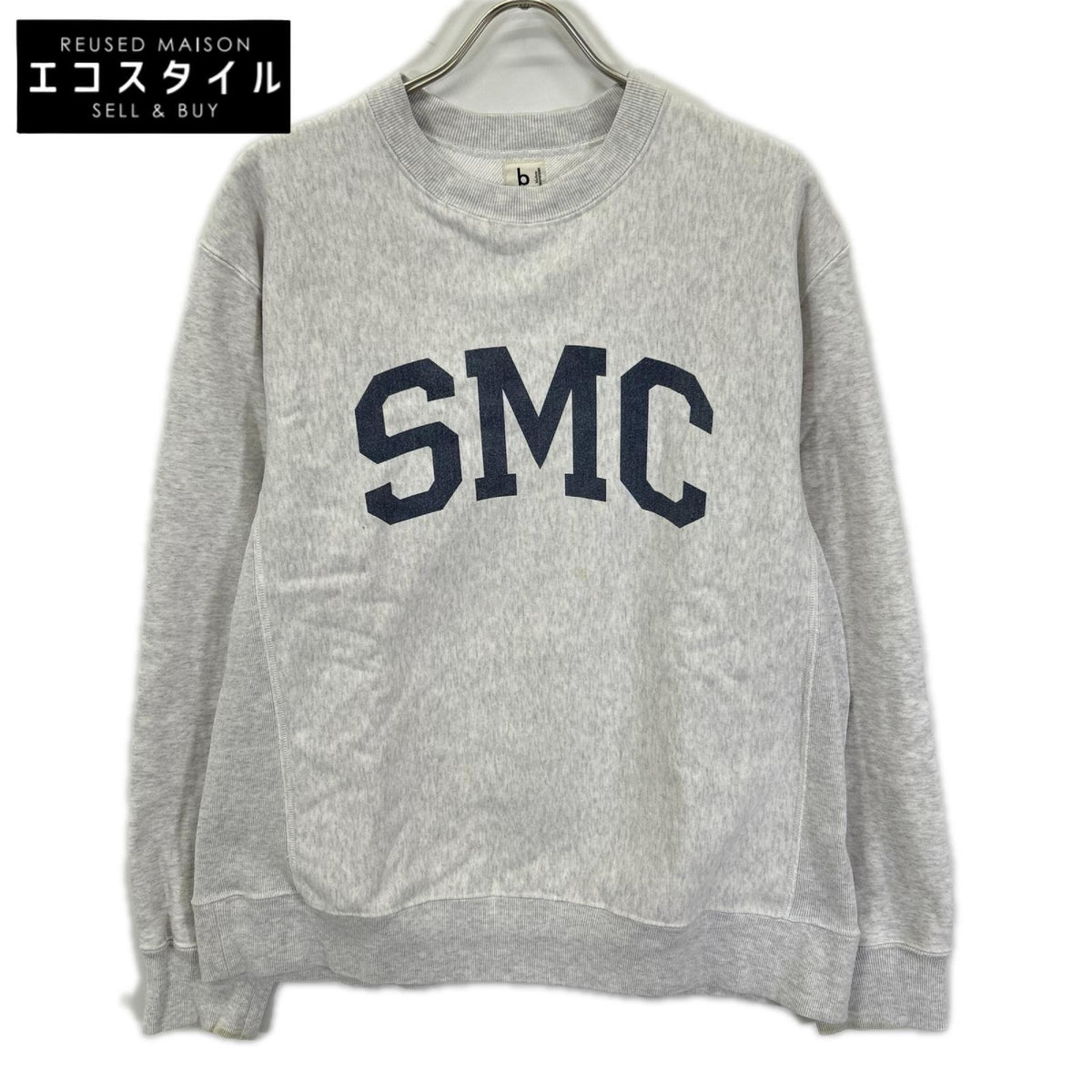 blurhms ブラームス 23F21P PRINT Sweat Crew-neck P トップス