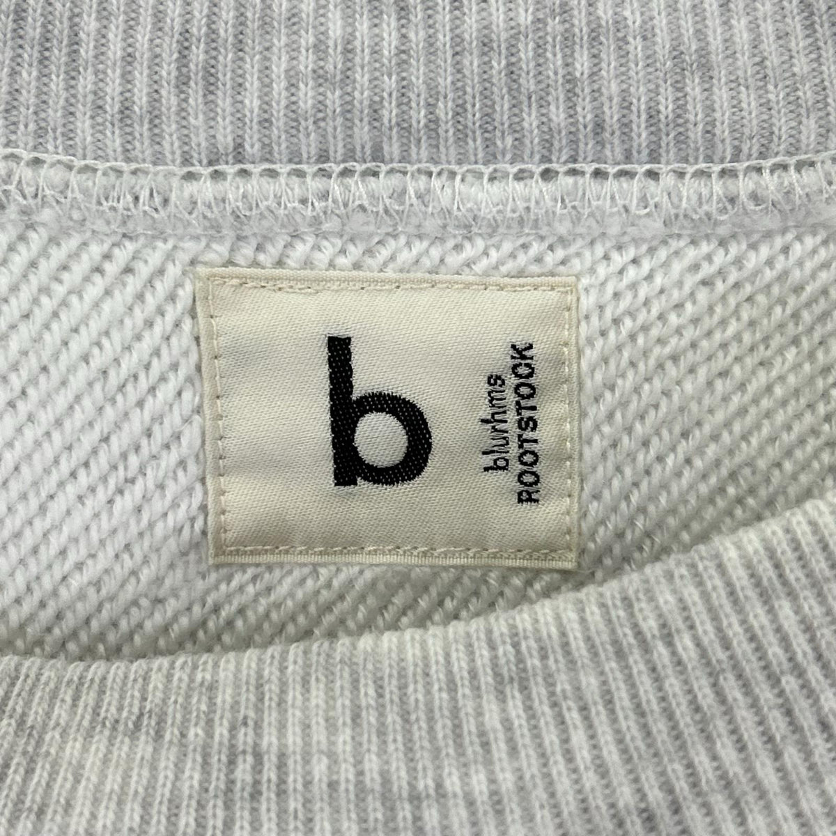 blurhms ブラームス 23F21P PRINT Sweat Crew-neck P トップス
