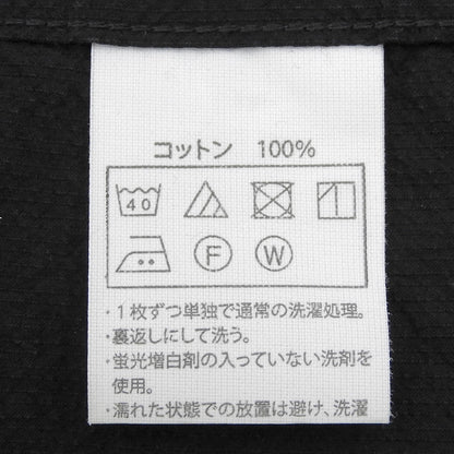 COOTIE クーティー シアサッカー 半袖 開襟シャツ トップス メンズ ブラック L トップス