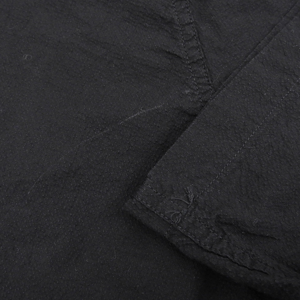 COOTIE クーティー シアサッカー 半袖 開襟シャツ トップス メンズ ブラック L トップス