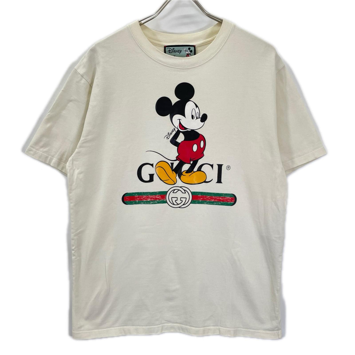 GUCCI グッチ ×ディズニー 565806 ホワイト ミッキープリントTシャツ トップス