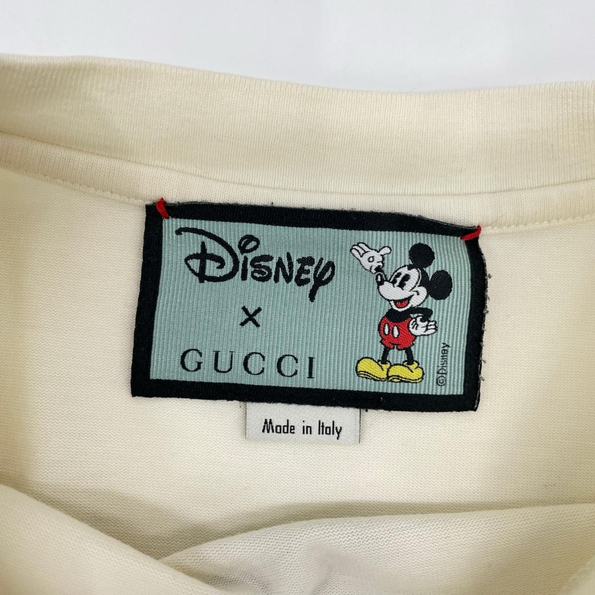 GUCCI グッチ ×ディズニー 565806 ホワイト ミッキープリントTシャツ トップス