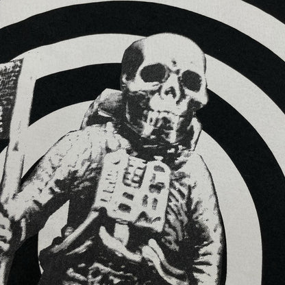 Chrome hearts クロムハーツ ブラック フォティナスカル フォティフロントロゴプリントTシャツ トップス