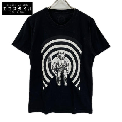 Chrome hearts クロムハーツ ブラック フォティナスカル フォティフロントロゴプリントTシャツ トップス