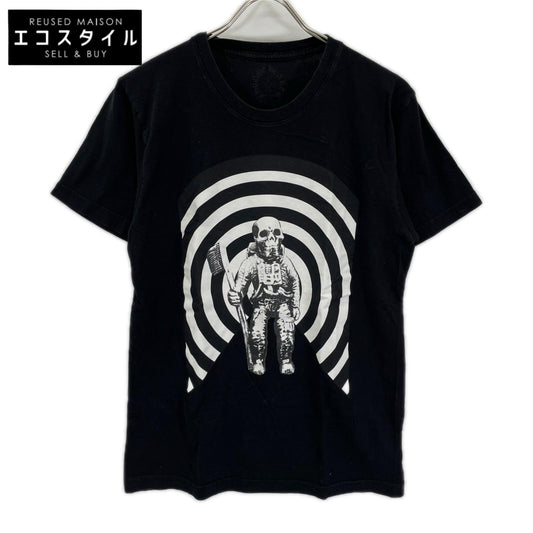 Chrome hearts クロムハーツ ブラック フォティナスカル フォティフロントロゴプリントTシャツ トップス
