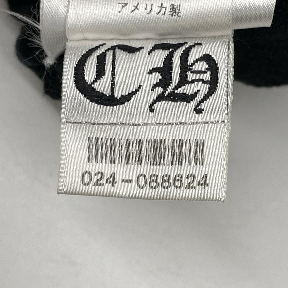Chrome hearts クロムハーツ ブラック フォティナスカル フォティフロントロゴプリントTシャツ トップス