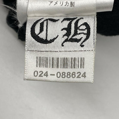 Chrome hearts クロムハーツ ブラック フォティナスカル フォティフロントロゴプリントTシャツ トップス