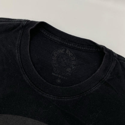 Chrome hearts クロムハーツ ブラック フォティナスカル フォティフロントロゴプリントTシャツ トップス