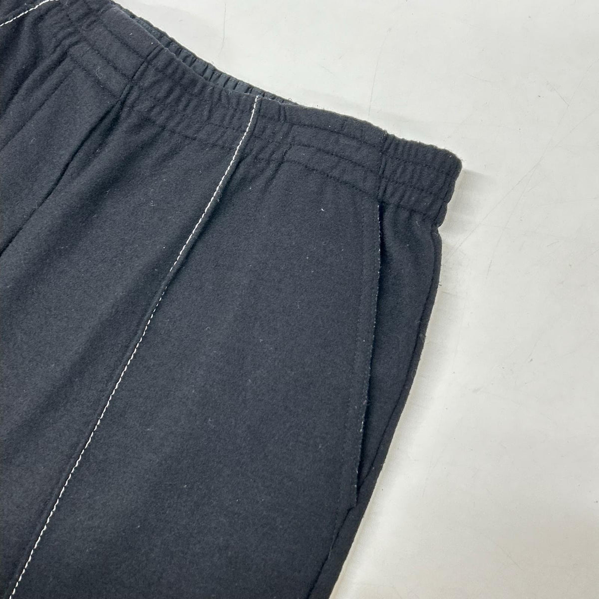 JILSANDER ジルサンダー jspp720058 ブラック ウール ステッチデザイン パンツ ボトムス