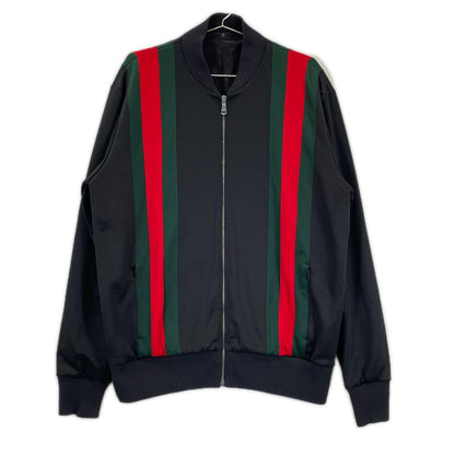 GUCCI グッチ 493659 ウェブライン テクニカルジャージー フルジップ トラックボンバージャケット ジャケット