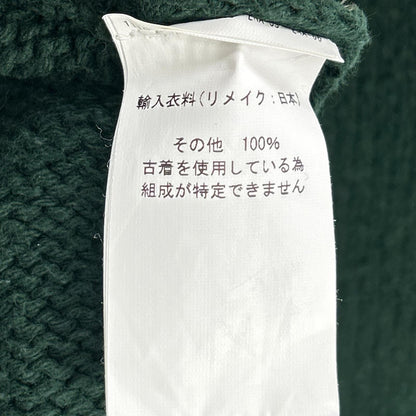 77circa ナナナナサーカ CITYSHOP カーキ サイドジップアップコットンニット トップス