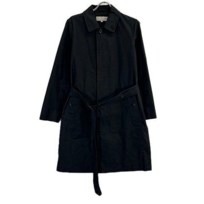 MargaretHowell マーガレットハウエル ダークネイビー ベンタイルコットン ステンカラーコート コート