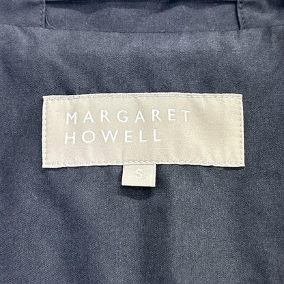 MargaretHowell マーガレットハウエル ダークネイビー ベンタイルコットン ステンカラーコート コート