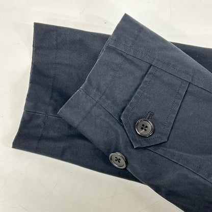 MargaretHowell マーガレットハウエル ダークネイビー ベンタイルコットン ステンカラーコート コート