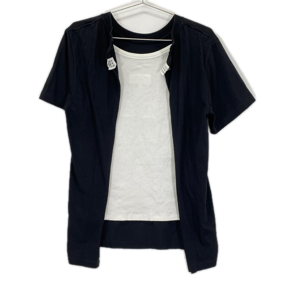 MM6 エムエムシックス 24SS S52GC0302 バックパネル クルーネック Tシャツ トップス