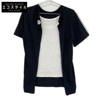 MM6 エムエムシックス 24SS S52GC0302 バックパネル クルーネック Tシャツ トップス