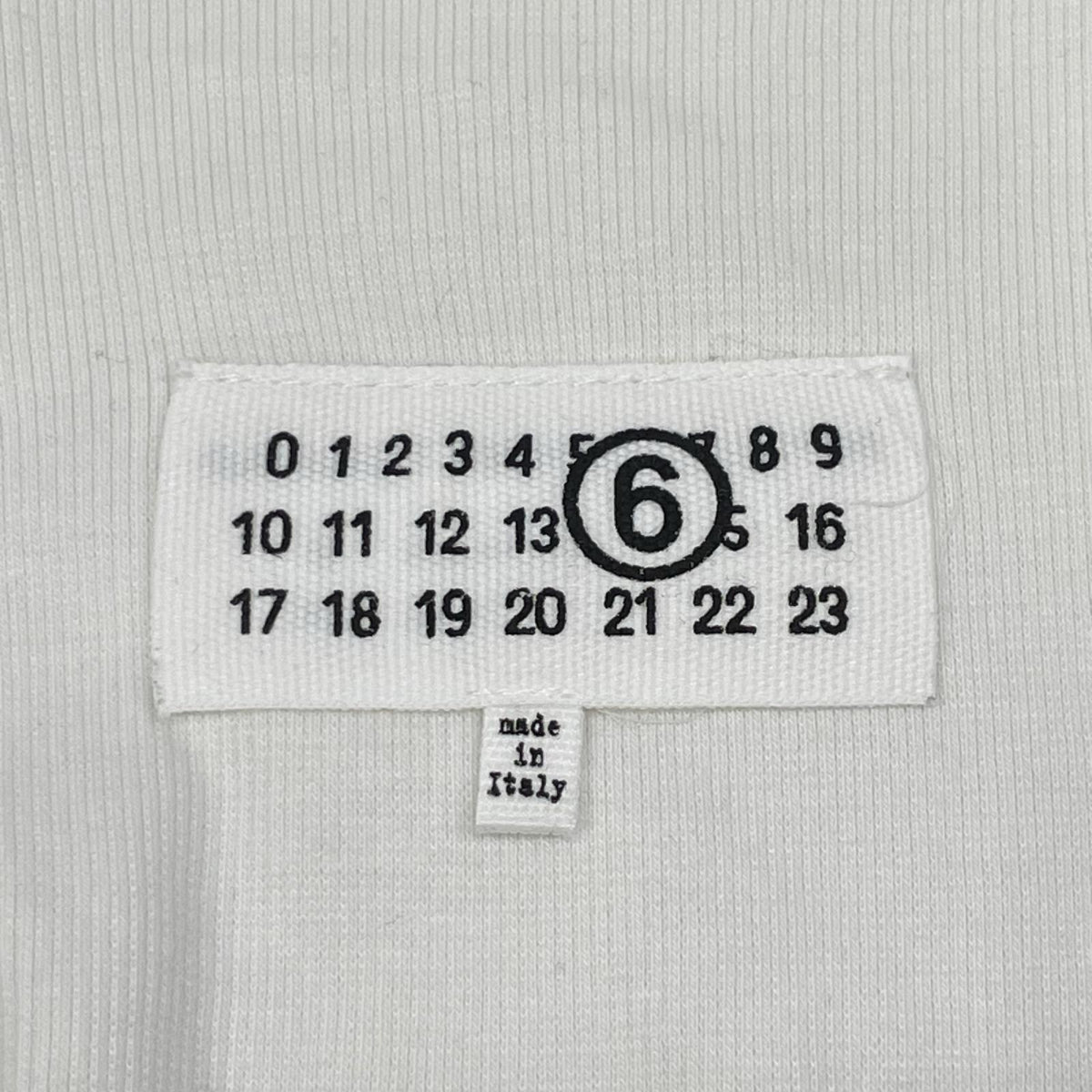MM6 エムエムシックス 24SS S52GC0302 バックパネル クルーネック Tシャツ トップス