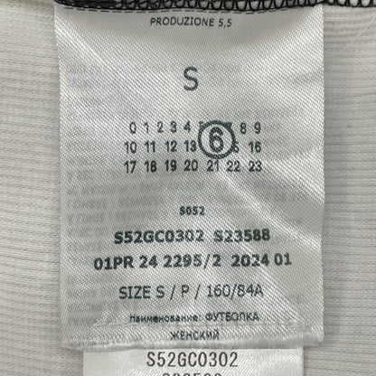 MM6 エムエムシックス 24SS S52GC0302 バックパネル クルーネック Tシャツ トップス