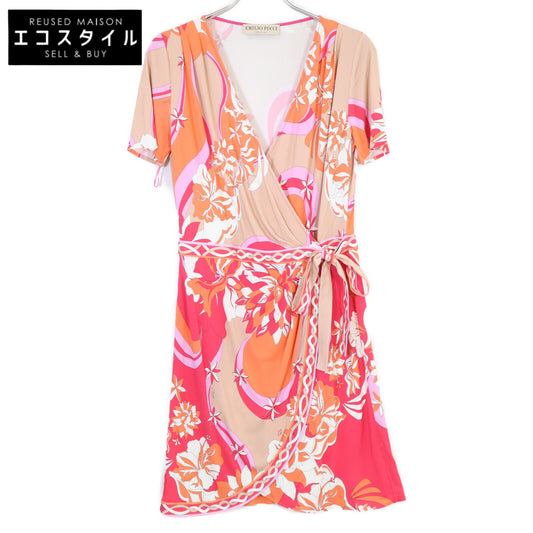 Emilio Pucci Emilio Pucci OEJG15/X ABITO DONNA Pucci Print Wrap Dress